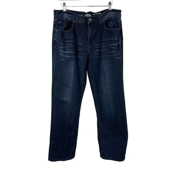 urban pipeline Other - Urban Pipeline Relaxed‎ Fit Straight Leg Blue Denim Jeans Skater Y2K Mens 34x30